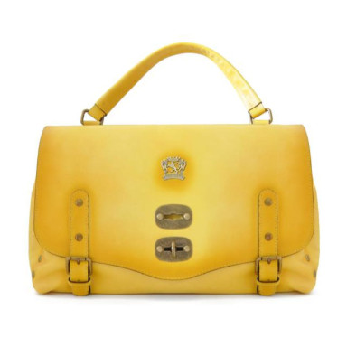 Pratesi BYE162/G - Woman Bag Castell'Azzara in cow leather Bruce yellow