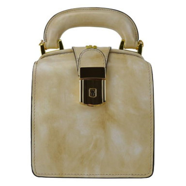 Pratesi RPA120/L - Brunelleschi R120/L Handbag in cow leather Brunelleschi R120/L White