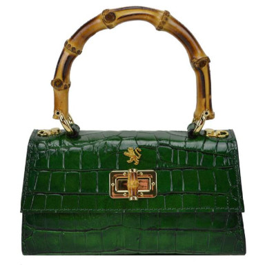 Pratesi KEM298/20 - Castalia K298/20 Lady Bag in cow leather Castalia K298/20 Emerald