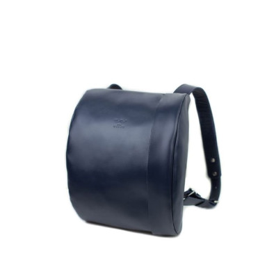 Cloud S leather backpack blue