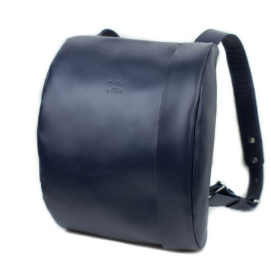 Cloud S leather backpack blue