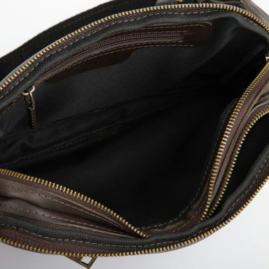Leather belt bag brown smooth GC-0741-3md TARWA