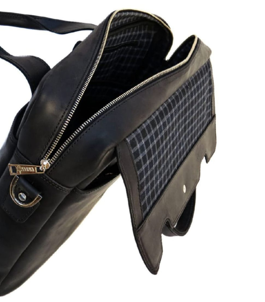 Чоловіча сумка-портфель з натуральної шкіри RA-1812-4lx TARWA