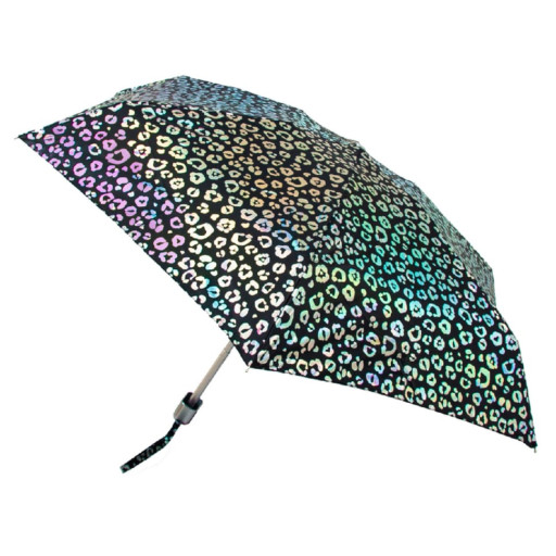 Mini umbrella for women Fulton L501-041116 Tiny-2 Iridescent Leopard