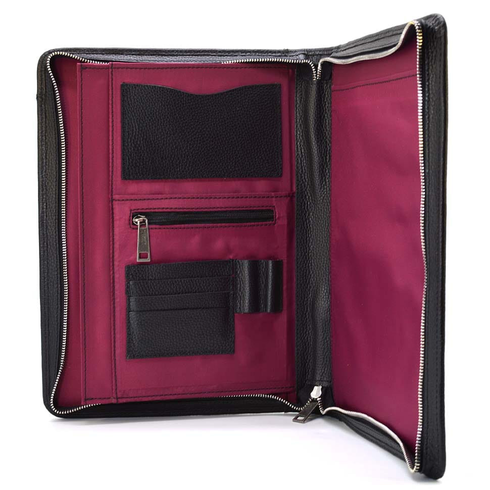 Папка A4 шкіряна з ручкою, для документів FA-1404-4lx TARWA флотар