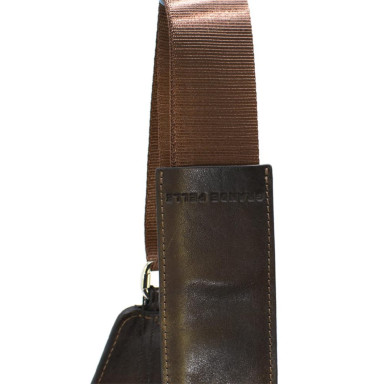Leather sling bag Grande Pelle 723620