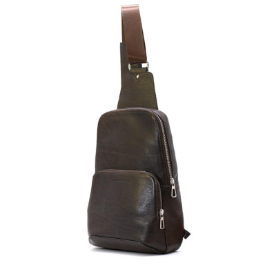 Leather sling bag Grande Pelle 723620