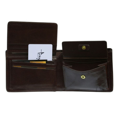 Leather wallet Metropolis 3540 moro brown