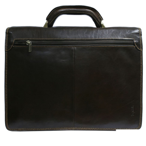 Шкіряний портфель Italico 8008/40 moro коричневий