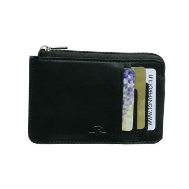 Leather wallet Nevada 3825+RFID nero black