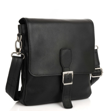 Messenger for men GA-0023-3md from TARWA brand made of genuine leather