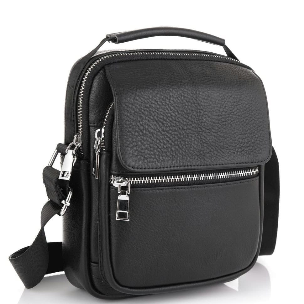 Чоловіча сумка через плече шкіряна Tiding Bag NM23-2302A