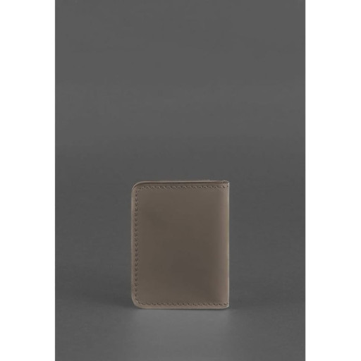 Шкіряна обкладинка для ID-паспорта та водійських прав 4.0 темно-бежева