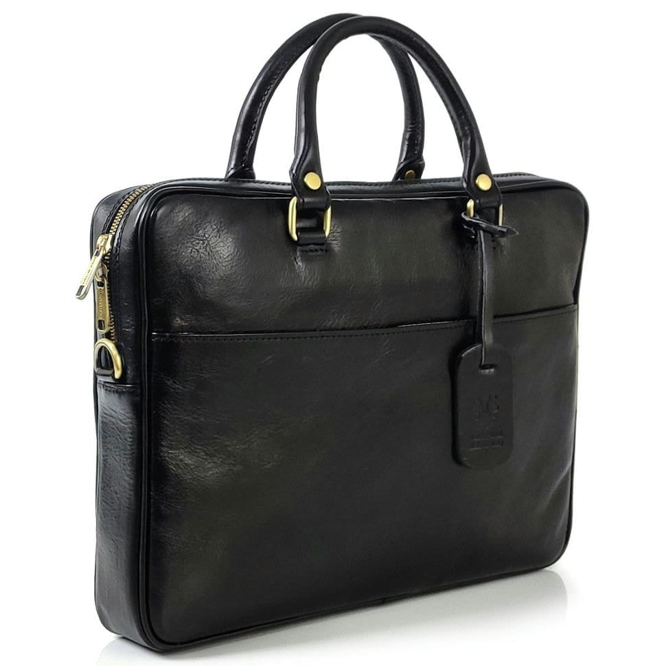 Чоловіча чорна сумка для ноутбука Firenze Italy IF-S-0006A