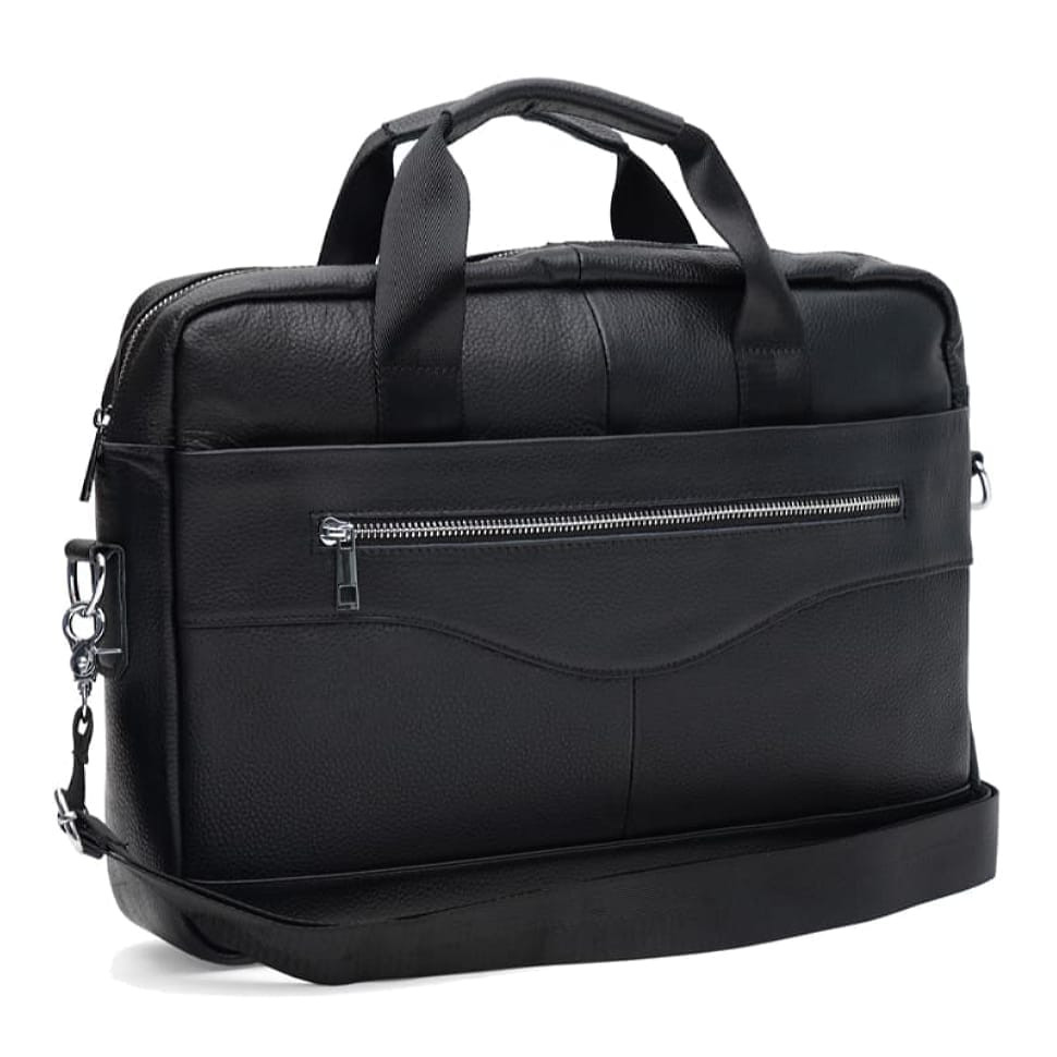 Чоловічі шкіряні сумки Keizer K19029bl-black