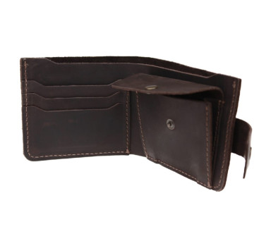 Men small leather wallet SULLIVAN 962-11(8) brown