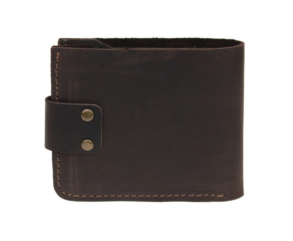Men small leather wallet SULLIVAN 962-11(8) brown