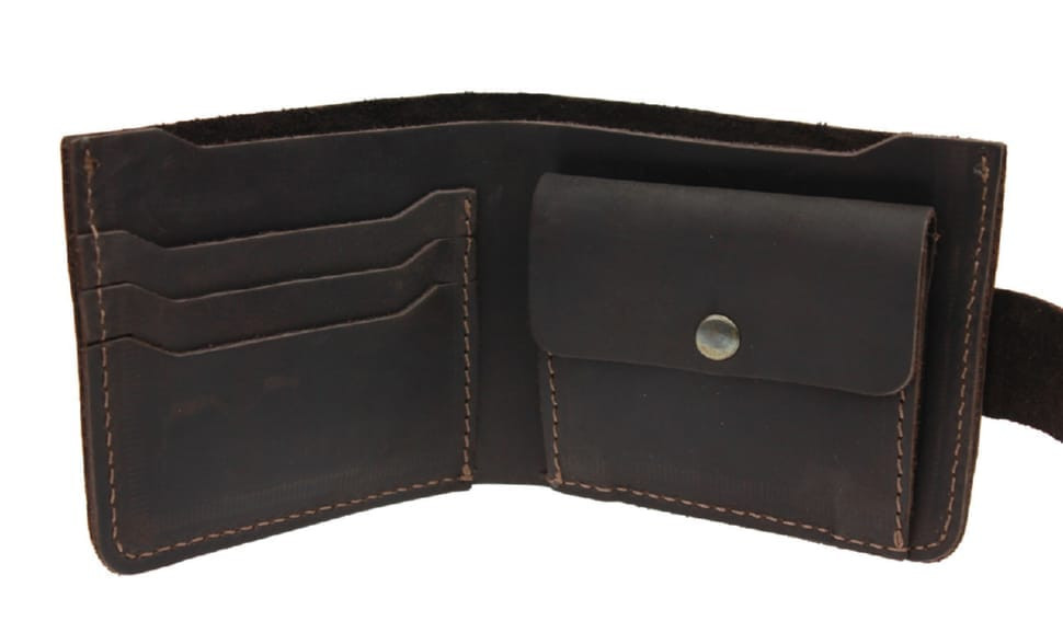 Men small leather wallet SULLIVAN 962-11(8) brown