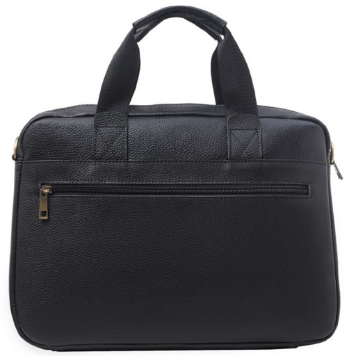 М'який портфель шкіряний BUFFALO BAGS M315A чорний