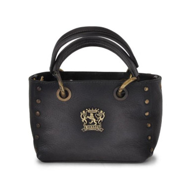 Pratesi BGR158 - Bagnone Lady Bag in cowhide leather Bruce Gray