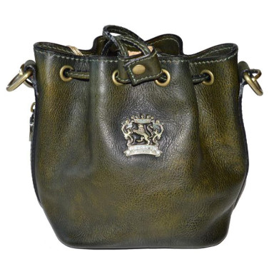 Pratesi BVS501/15 - Sorano Невеликий Woman Bag in cow leather Sorano Dark Green