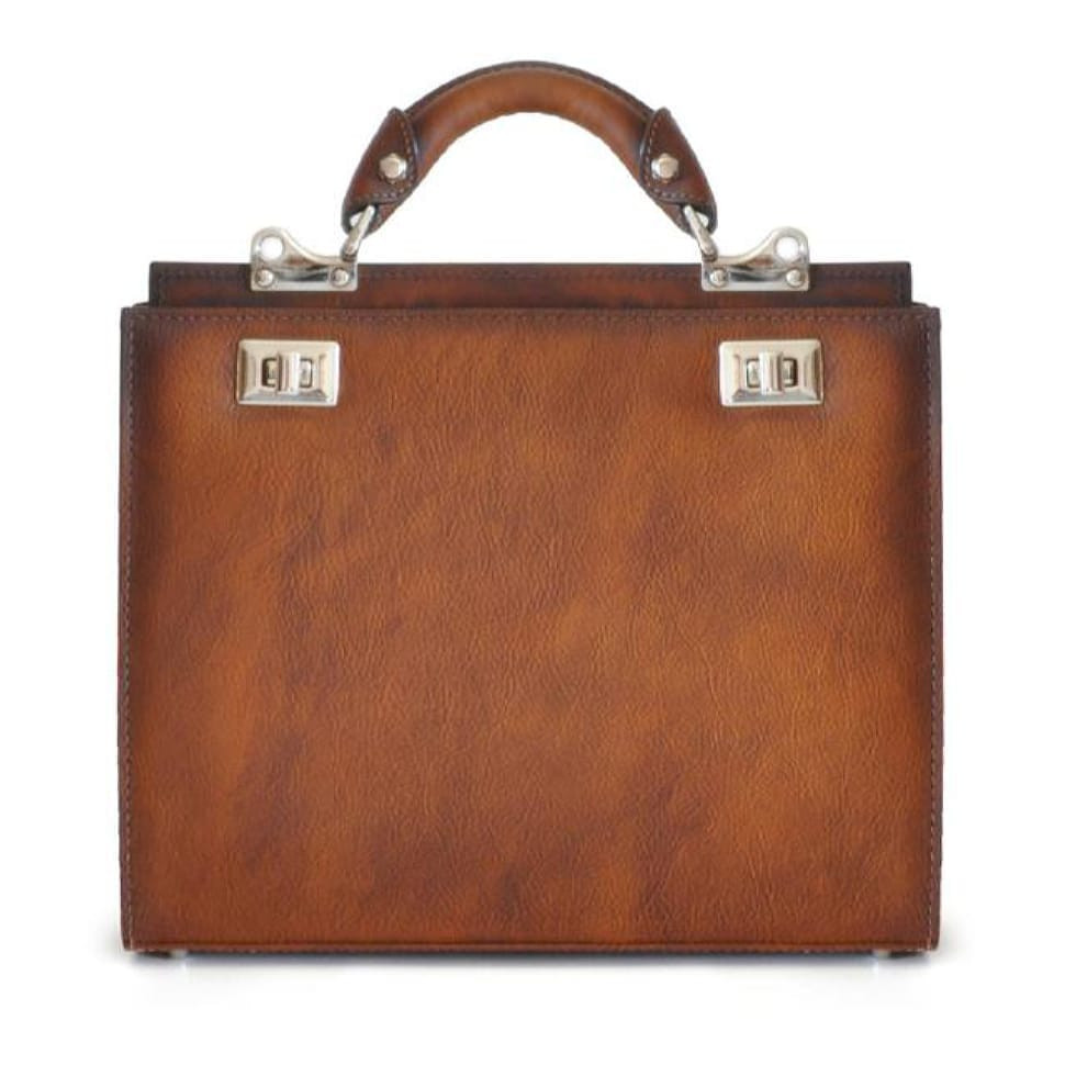 Pratesi BBL150/32 - Lady Bag Anna Maria Luisa de Medici Medium in cow leather Bruce Blue