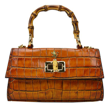 Pratesi KCO298/20 - Castalia K298/20 Lady Bag in cow leather Castalia K298/20 Cognac