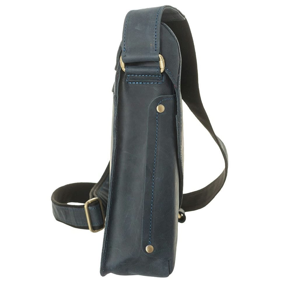 Сумка м'яка шкіряна Tony Bellucci 5092-03 синій нубук