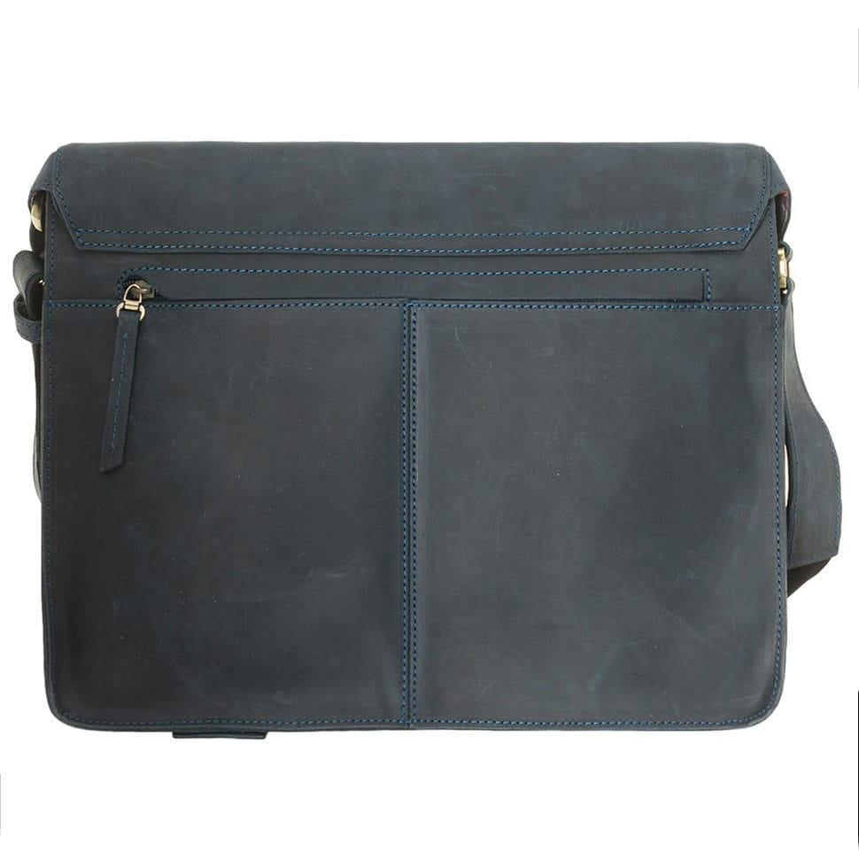 Сумка м'яка шкіряна Tony Bellucci 5092-03 синій нубук