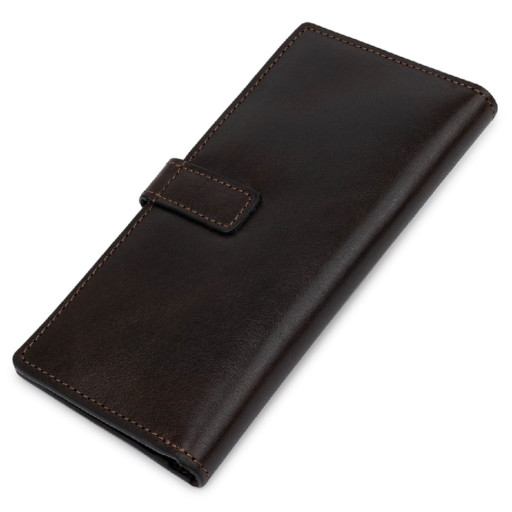 Шкіряний зручний жіночий гаманець у три додавання ST Leather 22490 Червоний