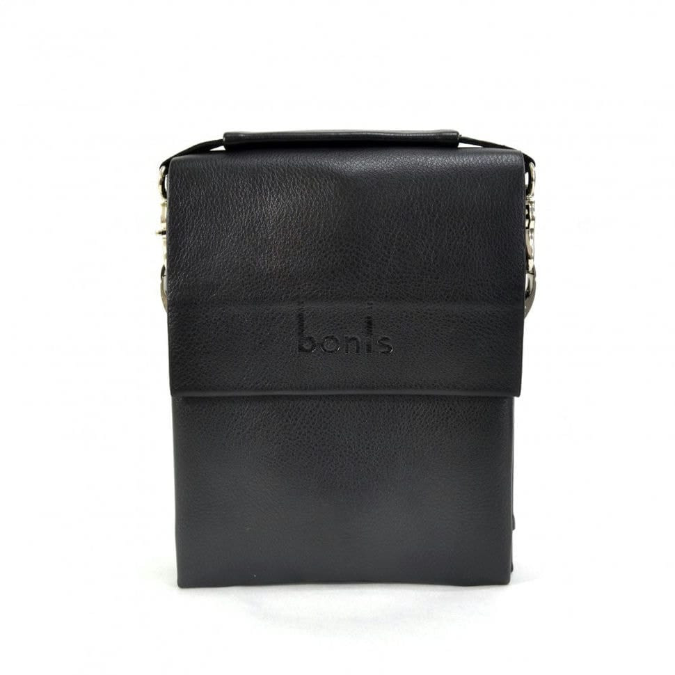 Барсетка м'яка із шкірозамінника ТМ Bonis 8607-1 чорна