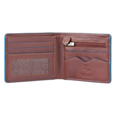 Кошелек мужской Visconti ALP85 Ozwald с RFID (Italian Brown)