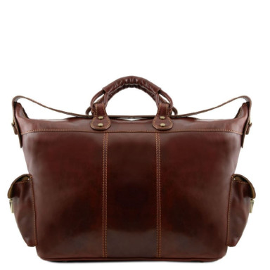 Travel leather weekender bag Porto Tuscany TL140938