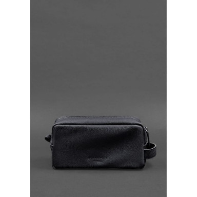 Leather cosmetic bag 6.0 navy blue floatar