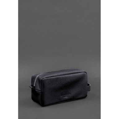 Leather cosmetic bag 6.0 navy blue floatar