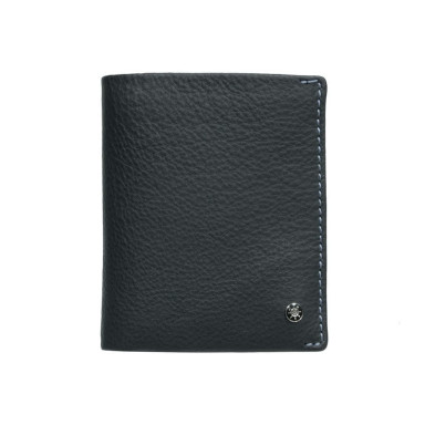 Leather wallet Timone 11071 nero black