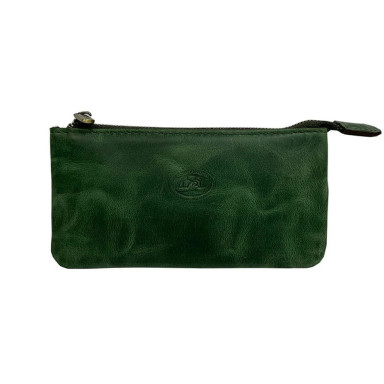 Ключница кожаная Arno 3350 deep green темно-зеленый