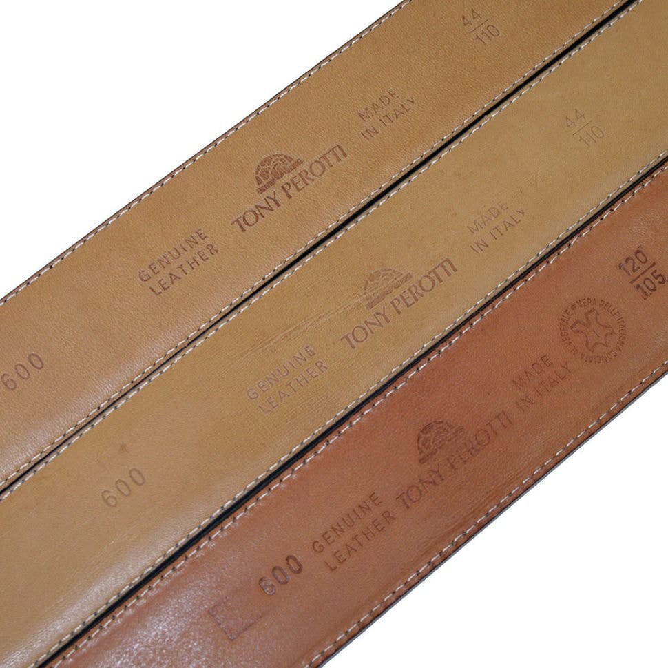 Шкіряний ремень 600/40 moro коричневий TONY PEROTTI