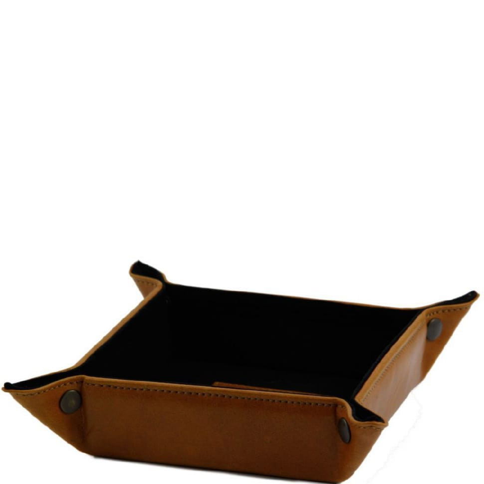 Ексклюзивний шкіряний лоток для дрібниць Tuscany TL141136