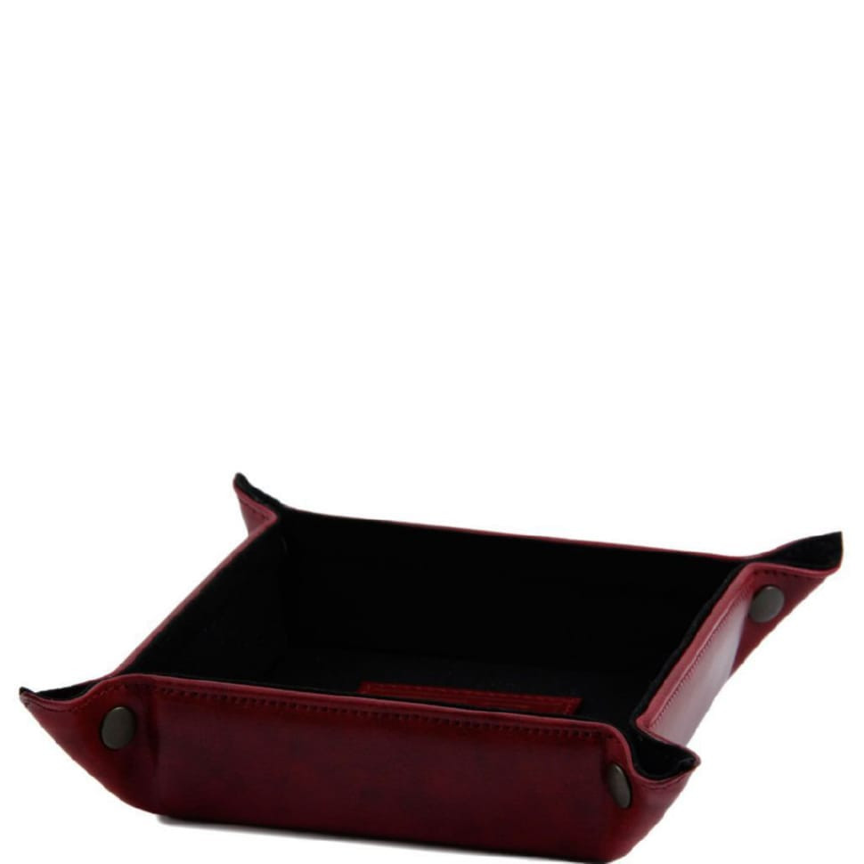 Ексклюзивний шкіряний лоток для дрібниць Tuscany TL141136