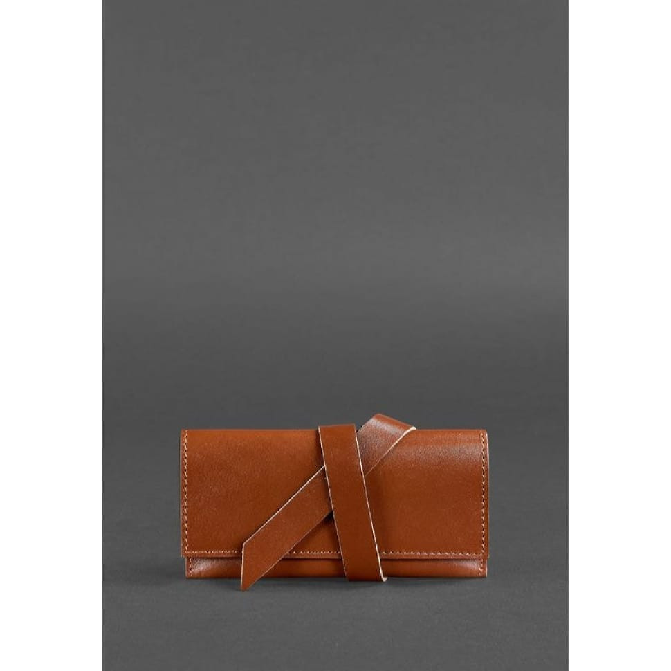 Шкіряний кисет для тютюну 1.0 світло-коричневий Краст