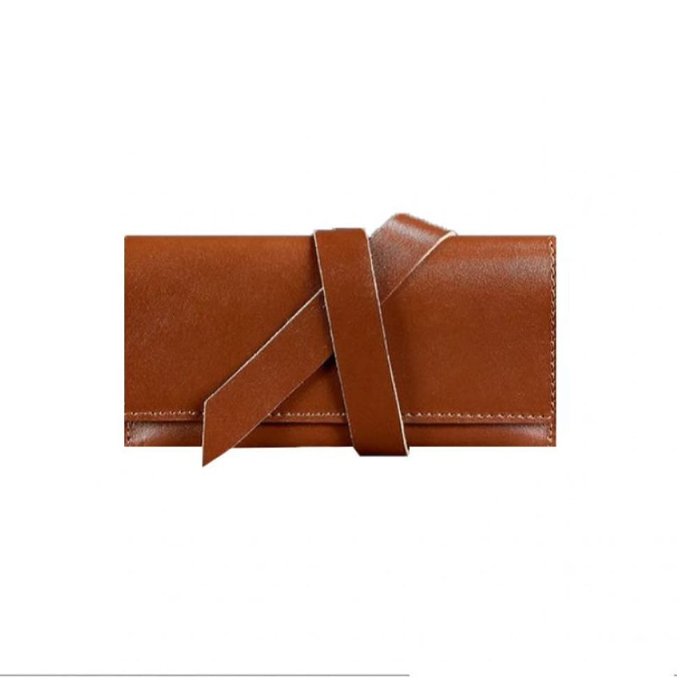 Шкіряний кисет для тютюну 1.0 світло-коричневий Краст