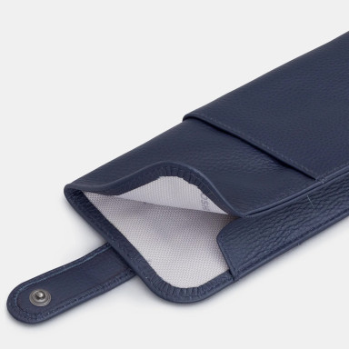 Кожаный чехол для очков Yoshi Y4309 17 (Navy)