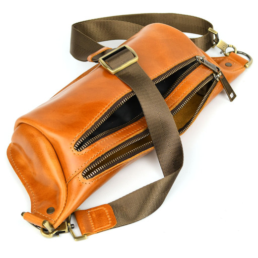 Сумка бананка в розмірі L TARWA GY-3106-2lx 2 відділення руда