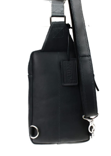 Mens sling shoulder bag banana 102-4(26) black