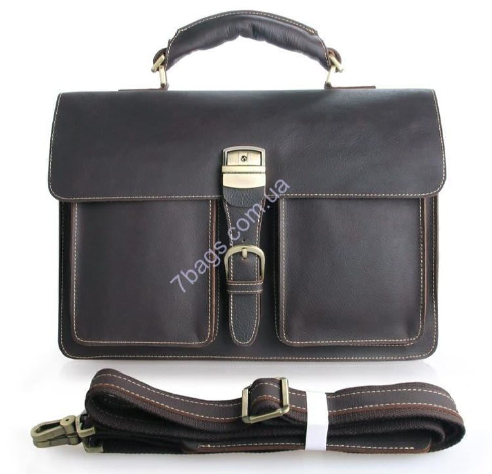 Чоловік шкіряний портфель ділового стилю