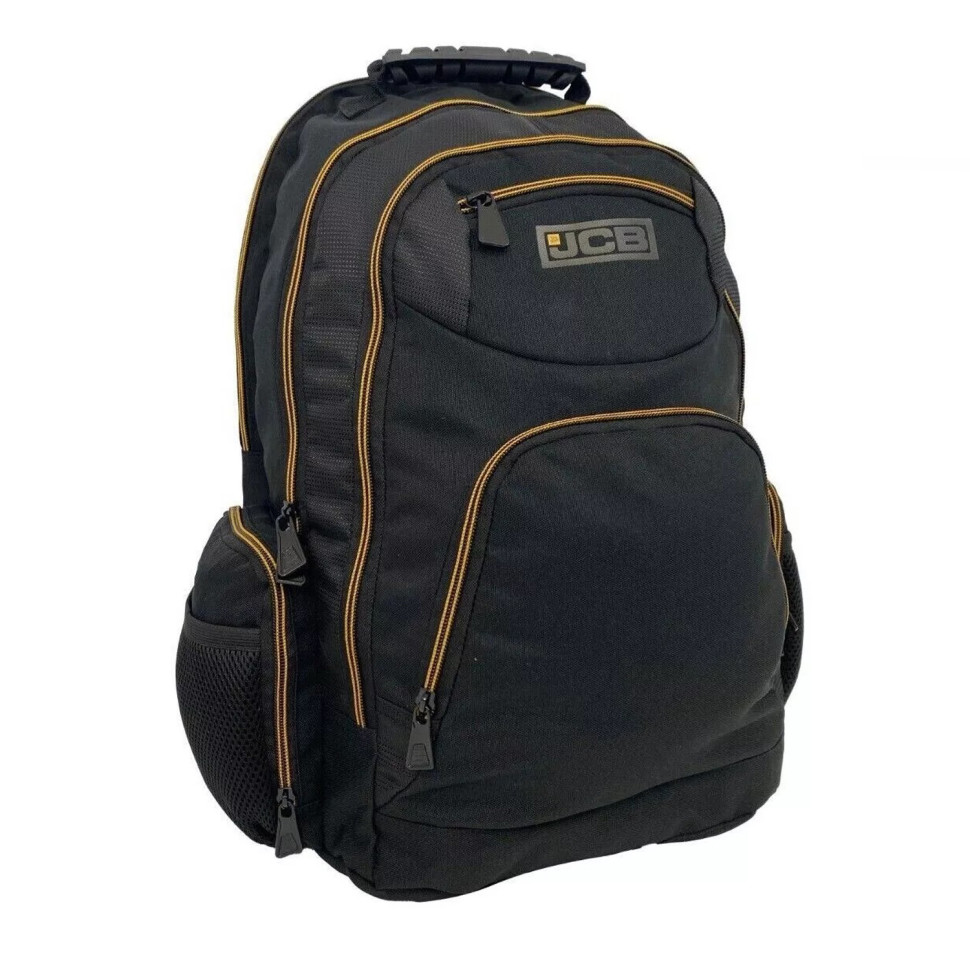JCB BP71 Textile Backpack (Black/Yellow)