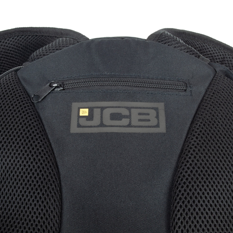 JCB BP71 Textile Backpack (Black/Yellow)