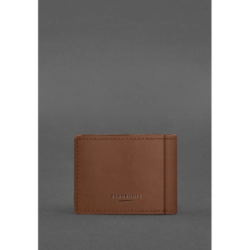 Шкіряна обкладинка на посвідчення Державної служби України з надзвичайних ситуацій світло-коричнева Crazy Horse