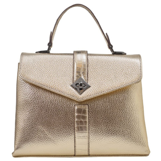 Сумка жіноча шкіряна Desisan 6044-674 золото